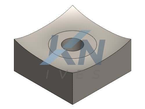 Slika Konkavna kocka 60x60x30/M18