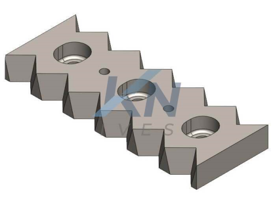 Slika Vecoplan stator nož 257x96x27,5